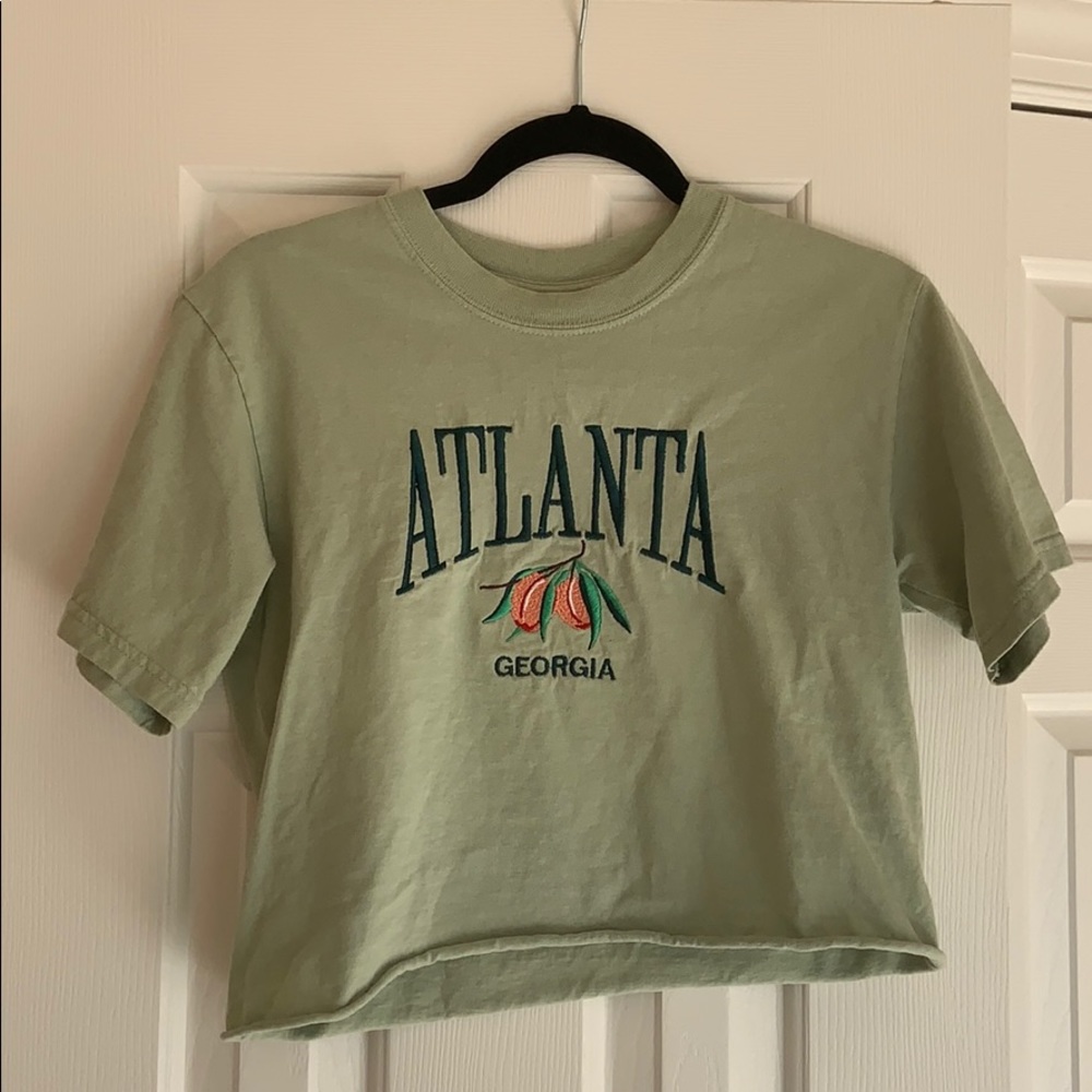 Embroidered Atlanta Georgia Peach Crop Tee